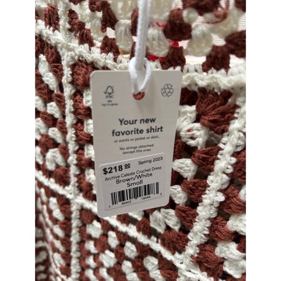 MARINE LAYER CELESTE CROCHET SQUARE RETRO 70S UNLINED
MINI DRESS Size S NWT - Picture 3 of 9